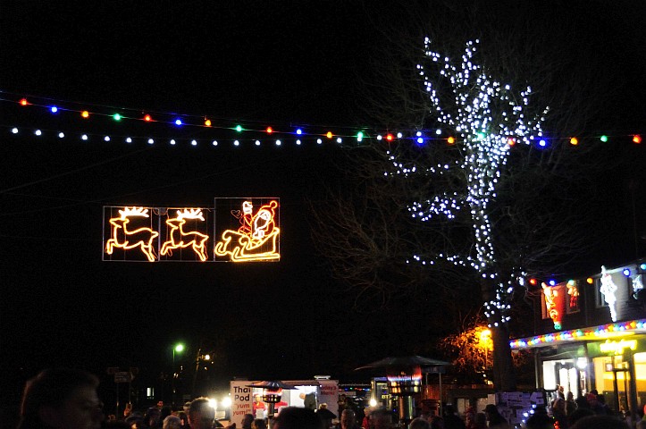 The village lights